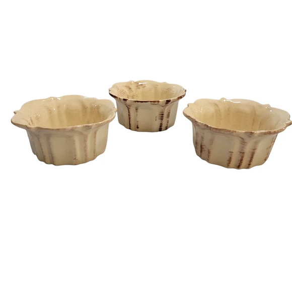 MANCER by Mancioli Vintage Made in Italy Set of 3 Hand Painted Ceramic Bowls MCM - Picture 10 of 13